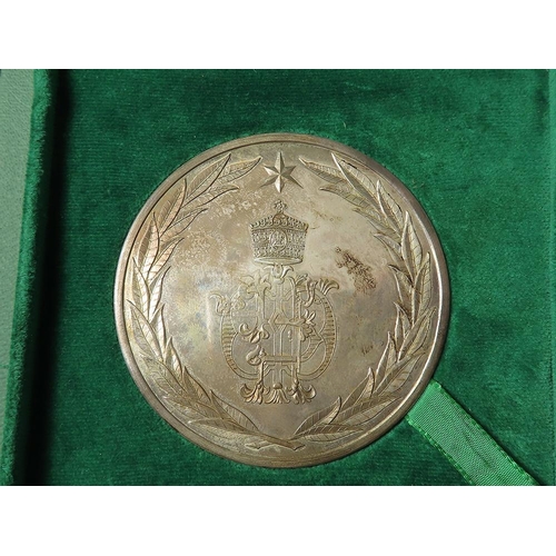 780 - Ethiopian Commemorative Medal, unmarked silver d.65mm, 99.06g: Conference of Heads of African States... 