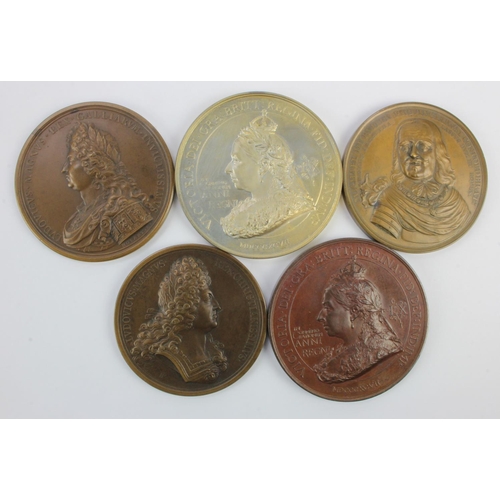 791 - GB & World commemorative medals (5): GB: Queen Victoria Jubilee 1897 'The British Empire' by Spink &... 