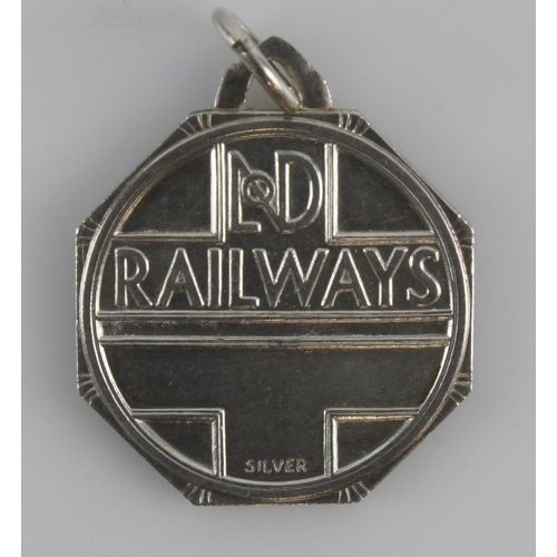 807 - London Transport Executive - N.O.D.? Railways silver Pass - marked 