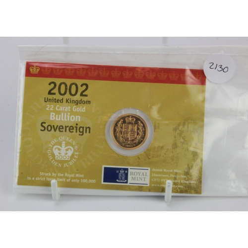 88 - Sovereign 2002 BU still sealed