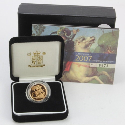 91 - Sovereign 2007 Proof FDC boxed as issued