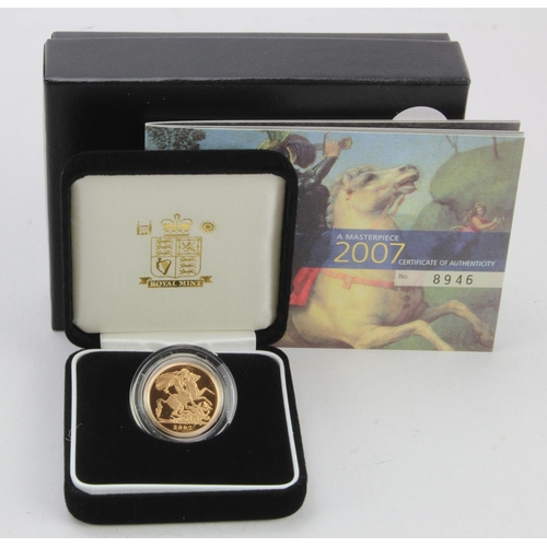 92 - Sovereign 2007 Proof FDC boxed as issued