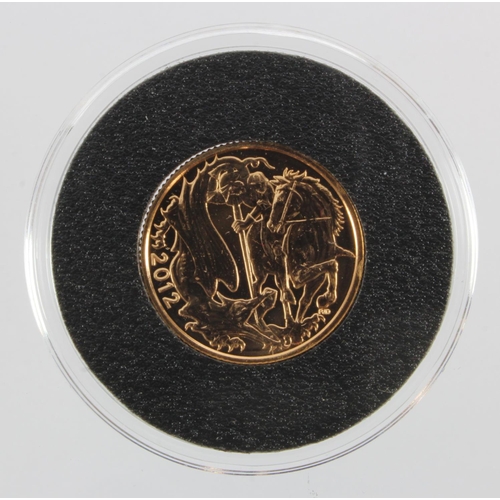 96 - Sovereign 2012 BU in a hard plastic capsule