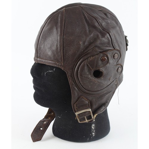 575 - RAF MK 2 Lewis pattern leather flying helmet.