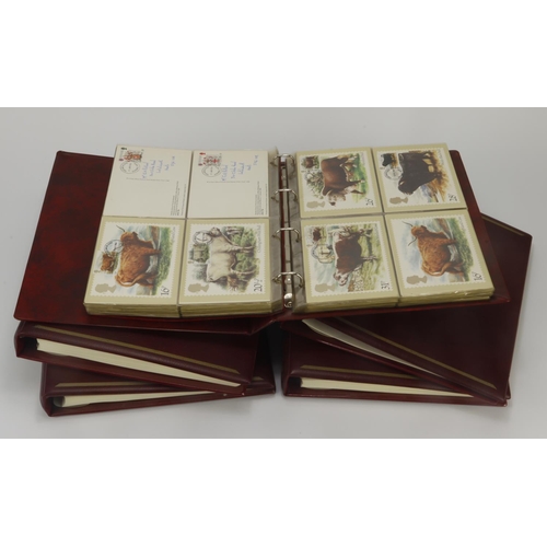 10 - GB - collection housed in Westminster albums (x4) for stamps 1840 to 1998, not a great deal before Q... 