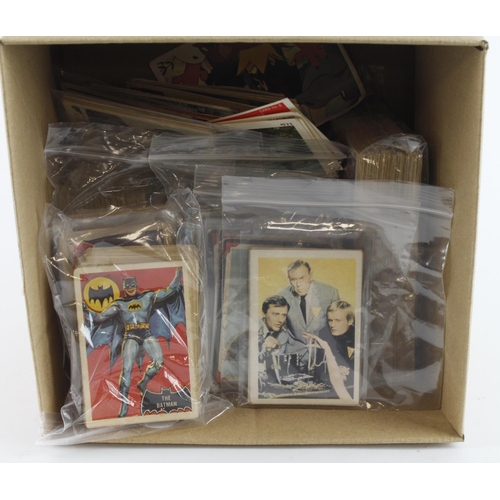 273 - Gum cards, 2 boxes, 1 containing sorted part sets, mainly A & BC but also some Somportex (including ... 