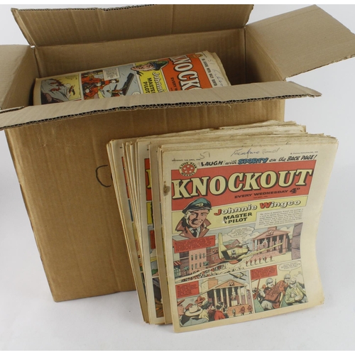 366 - Comics. A group of approximately 130 Comet, Eagle & Knockout comics, circa 1954 - 1960