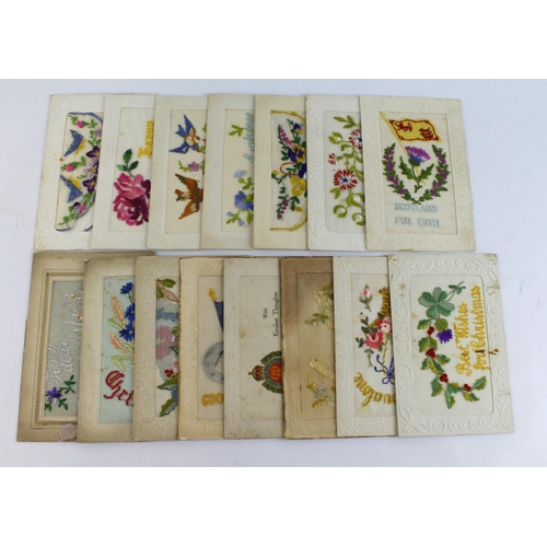 779 - Silks, original selection embroidered & printed (approx 15 cards)