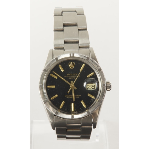 127 - Rolex Oyster Perpetual Date stainless steel cased gents wristwatch, ref. 15010, serial. 7015xxx, cir... 