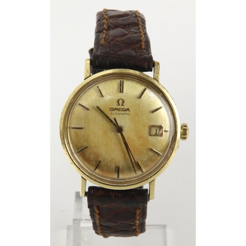 207 - Omega Seamaster gold plated and stainless steel automatic gents wristwatch, ref. 1477061, circa 1961... 