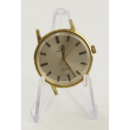 214 - Gents gold plated and stainless steel cased Omega manual wind wristwatch, ref. 135.070, circa 1970. ... 