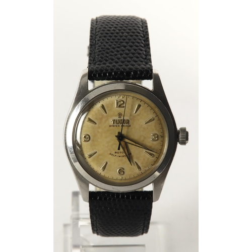 32 - Gents stainless steel cased Tudor Oyster Prince automatic wristwatch, circa 1950s, ref. 7809. The cr... 