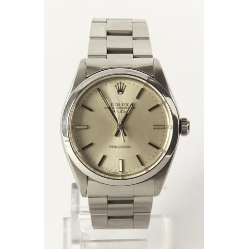 41 - Rolex Oyster Perpetual Air-King stainless steel cased gents wristwatch, ref. 5500, serial. 9553xxx, ... 