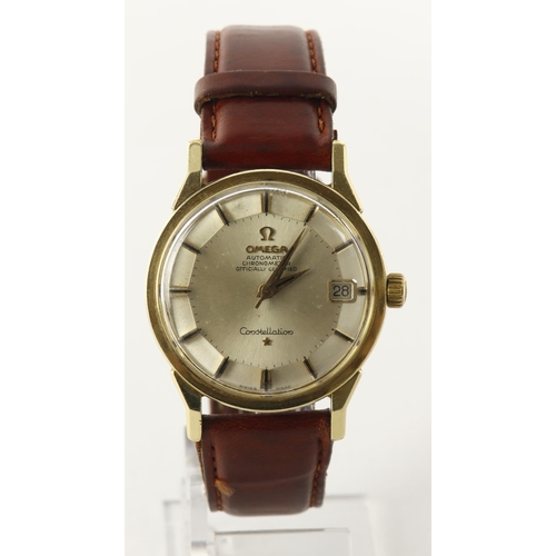 50 - Gents stainless steel and gold cased Omega Constellation automatic wristwatch, ref. 168.005, serial.... 