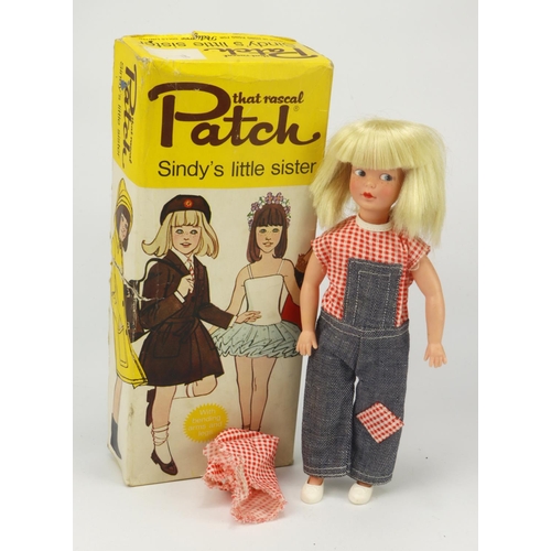 316 - Pedigree. Patch, Sindys Little Sister doll, with accessories, contained in original box