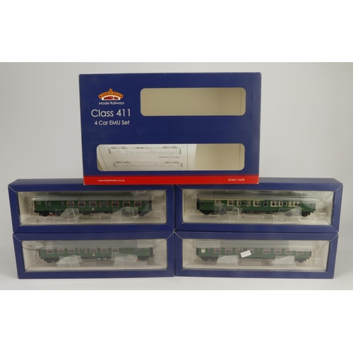 Bachmann boxed OO gauge Class 411 4 Car EMU Southern Region 21 DCC set
