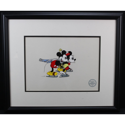 72 - Walt Disney Company Sericel. 60th anniversary edition animation cell serigraph (2004). Titled, Disne... 