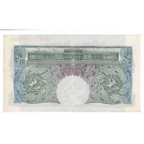 172 - Mahon 1 Pound (B212) issued 1928, very rare FIRST RUN, serial A01 320025 (B212, Pick363a) about EF a... 