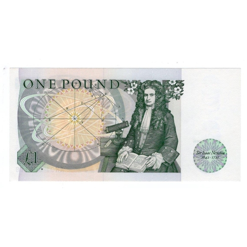 242 - Somerset 1 Pound (B341) issued 1981, FIRST RUN 'AN01' prefix with VERY LOW serial number, serial AN0... 