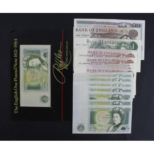 259 - Bank of England (24), Hollom, Fforde Page and Somerset group, Hollom 10 Shillings (2), Fforde 1 Poun... 