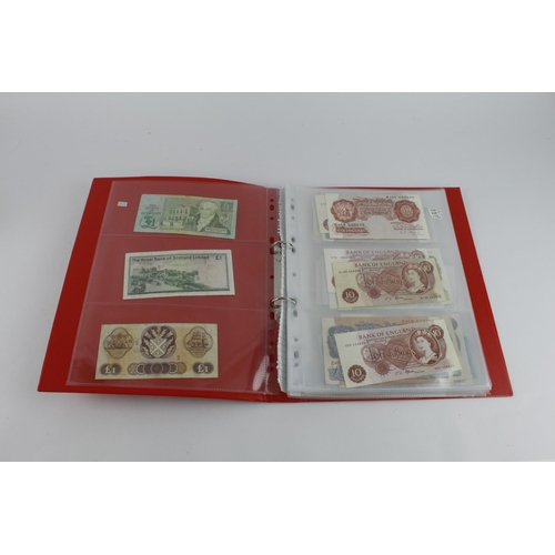 269 - Bank of England (50) plus 3 Scotland and Guernsey notes, O'Brien 10 Shillings Britannia, O'Brien, Ho... 