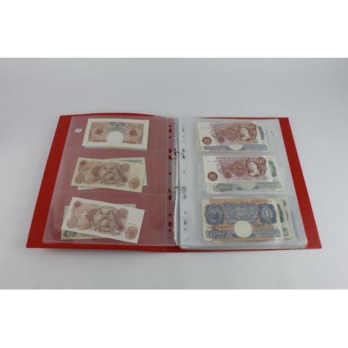 269 - Bank of England (50) plus 3 Scotland and Guernsey notes, O'Brien 10 Shillings Britannia, O'Brien, Ho... 