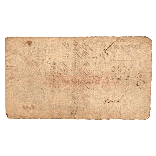279 - Dartmouth General Bank 1 Pounds dated 1819, serial No. 684 for John Hine & Henry Joseph Holdsworth (... 