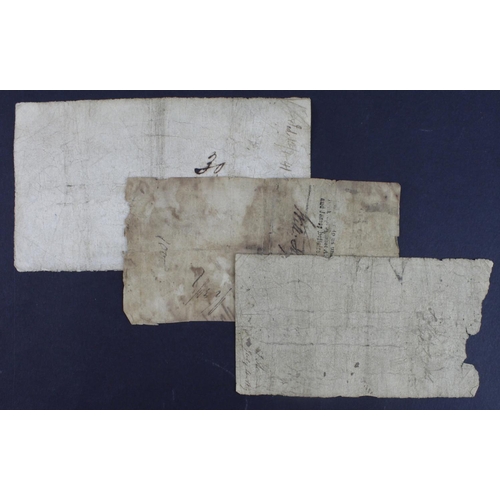 286 - Provincial Notes (3), Stamford Bank 5 Pounds dated 10th August 1812, serial No. 6933 for A.W. Bellai... 
