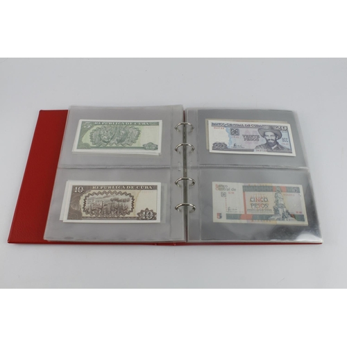 545 - Cuba (28), collection in album, date range 1896 - 2006 denominations from 50 Centavos to 20 Pesos, i... 