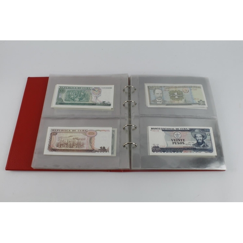 545 - Cuba (28), collection in album, date range 1896 - 2006 denominations from 50 Centavos to 20 Pesos, i... 