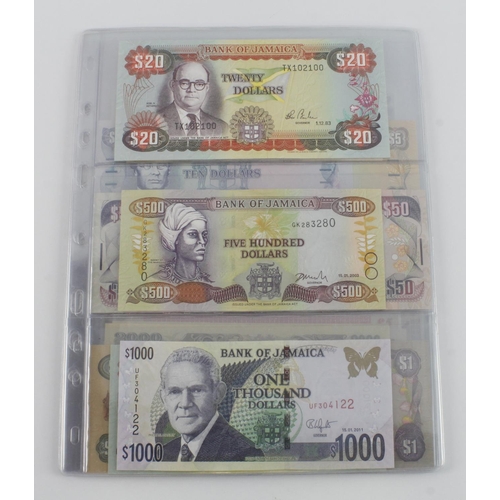 801 - World J (26), a collection from Jamaica to Jordan with no duplication, Including Jamaica 1000 Dollar... 