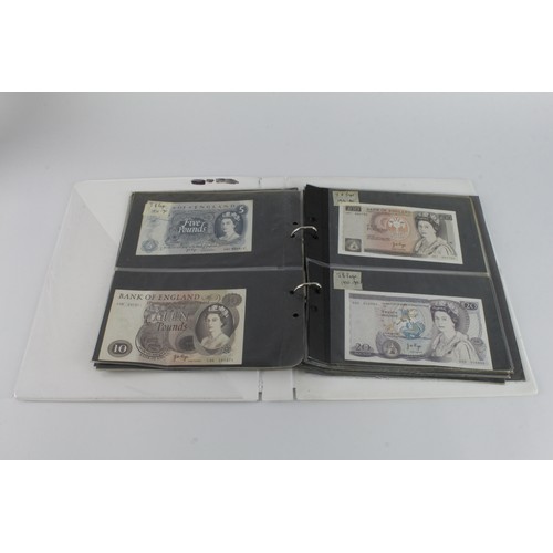 246 - Bank of England & other British notes (61), collection in an album including 3 x White 5 Pounds, Pep... 