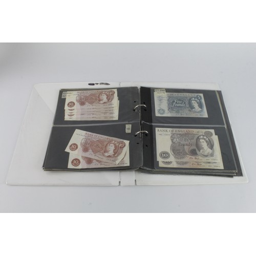 246 - Bank of England & other British notes (61), collection in an album including 3 x White 5 Pounds, Pep... 