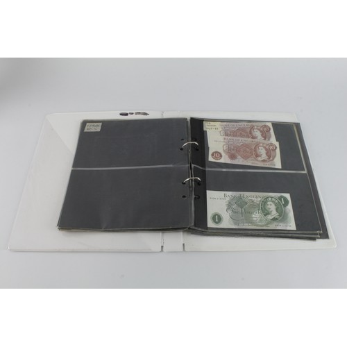 246 - Bank of England & other British notes (61), collection in an album including 3 x White 5 Pounds, Pep... 