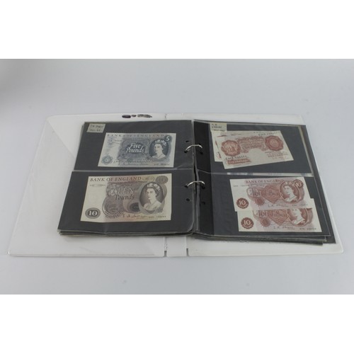 246 - Bank of England & other British notes (61), collection in an album including 3 x White 5 Pounds, Pep... 