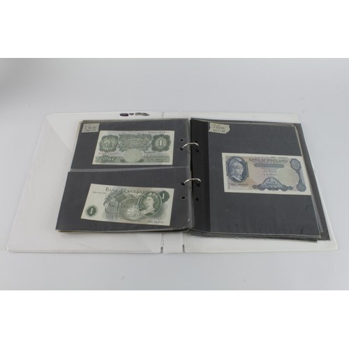 246 - Bank of England & other British notes (61), collection in an album including 3 x White 5 Pounds, Pep... 