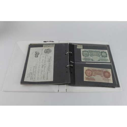 246 - Bank of England & other British notes (61), collection in an album including 3 x White 5 Pounds, Pep... 