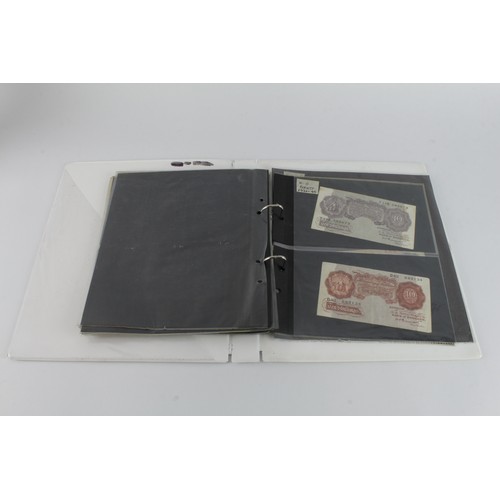 246 - Bank of England & other British notes (61), collection in an album including 3 x White 5 Pounds, Pep... 