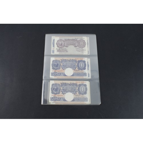 252 - Bank of England (13), a good collection of FIRST PREFIX Britannia notes comprising Peppiatt 10 Shill... 
