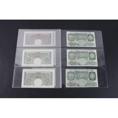 252 - Bank of England (13), a good collection of FIRST PREFIX Britannia notes comprising Peppiatt 10 Shill... 