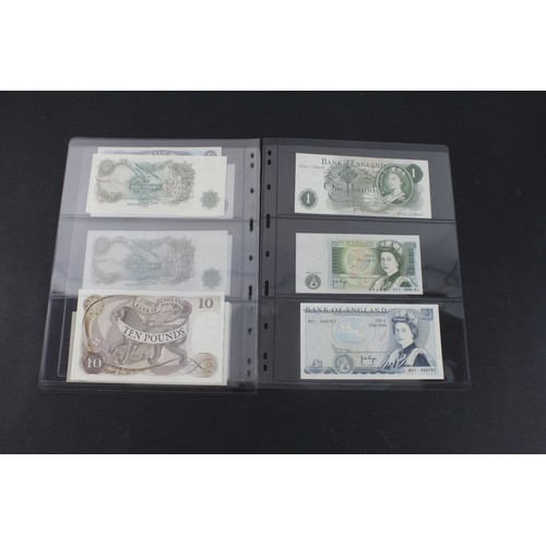 253 - Bank of England (13), a good collection of FIRST PREFIX Portrait notes comprising O'Brien 10 Shillin... 