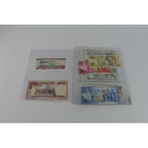 602 - Ghana (23), a collection of Uncirculated notes comprising 10 Cedis, 5 Cedis, 2 Cedis & 1 Cedi dated ... 