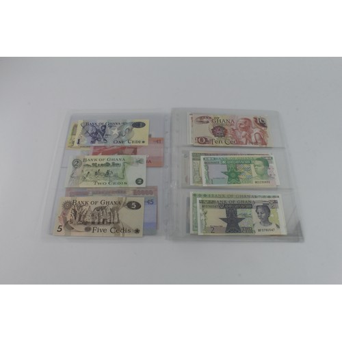 602 - Ghana (23), a collection of Uncirculated notes comprising 10 Cedis, 5 Cedis, 2 Cedis & 1 Cedi dated ... 