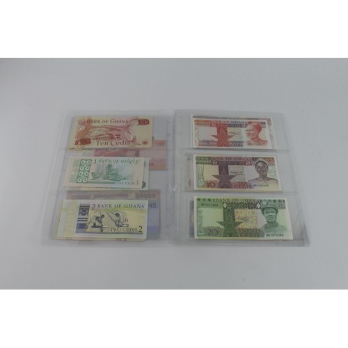 602 - Ghana (23), a collection of Uncirculated notes comprising 10 Cedis, 5 Cedis, 2 Cedis & 1 Cedi dated ... 