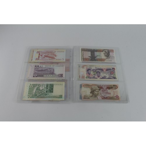 602 - Ghana (23), a collection of Uncirculated notes comprising 10 Cedis, 5 Cedis, 2 Cedis & 1 Cedi dated ... 