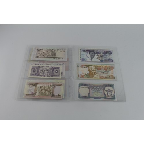 602 - Ghana (23), a collection of Uncirculated notes comprising 10 Cedis, 5 Cedis, 2 Cedis & 1 Cedi dated ... 