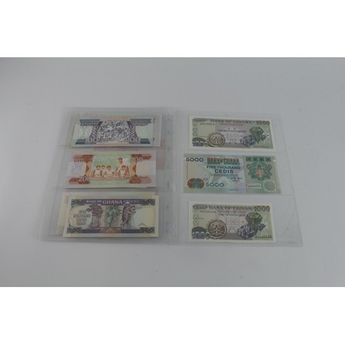 602 - Ghana (23), a collection of Uncirculated notes comprising 10 Cedis, 5 Cedis, 2 Cedis & 1 Cedi dated ... 