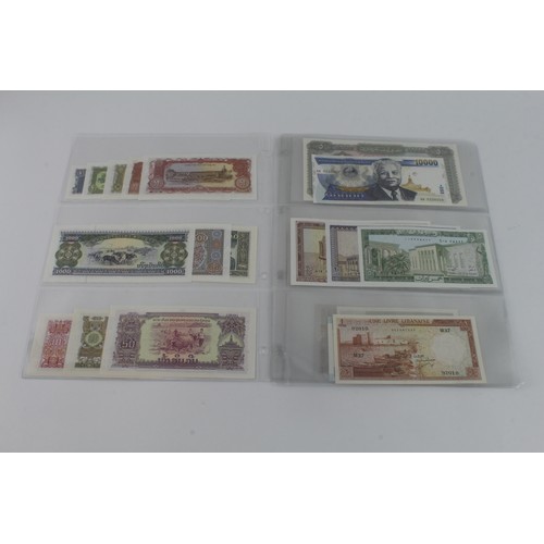 803 - World L (28), a collection from Laos to Luxembourg with no duplication, including Lebanon 1 Livre da... 