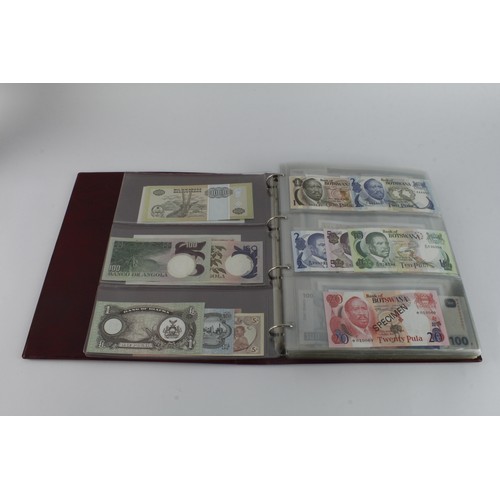 810 - World, Africa (282), large collection in Hendon Album, an Uncirculated collection of notes from rang... 