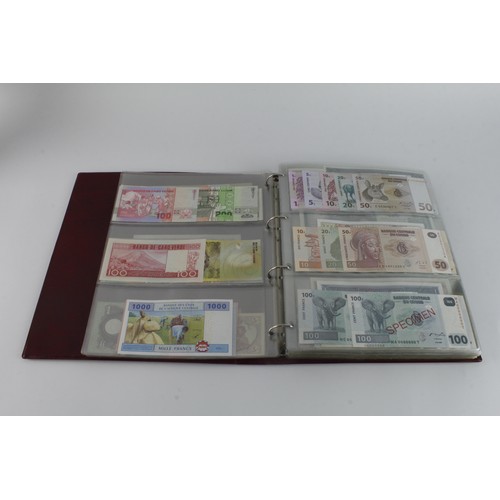 810 - World, Africa (282), large collection in Hendon Album, an Uncirculated collection of notes from rang... 